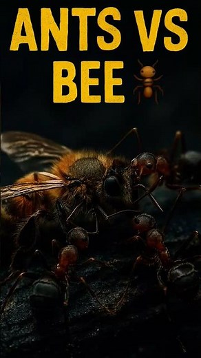 “ANTS vs HONEY BEE 🐜 Epic Insect Battle natural video 💥💥