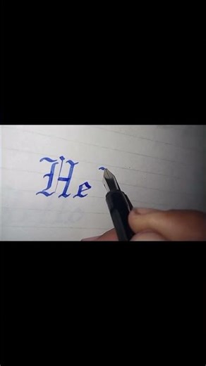 Trying my first calligraphy pen #calligraphy #art #calligrphylearning #foryou