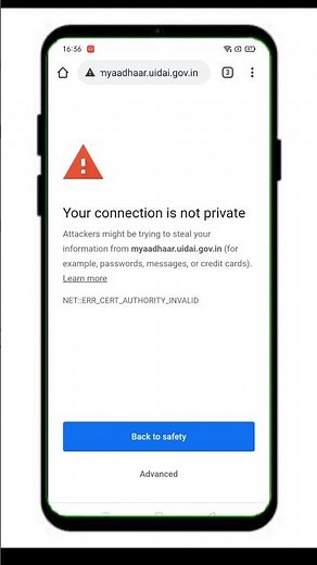 Your Connection Is Not Private | Google Chrome Problem | #shortsfeed #shortvideo #shorts