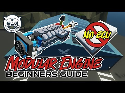NO ECU!!! Modular Engine Build Stormworks Tutorial - How To