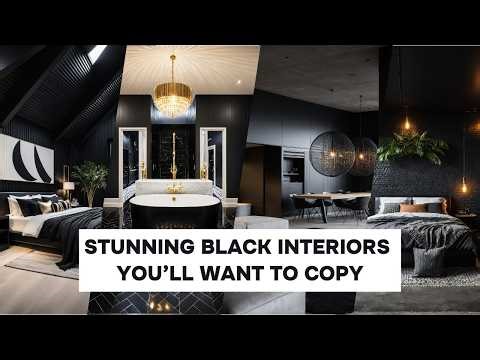 Timeless Black Interior Design Ideas for Every Room