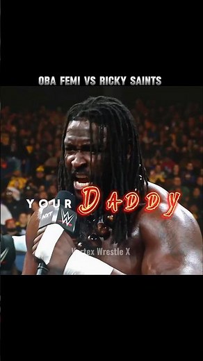 Oba Femi vs Ricky Saints 🔥😈| NXT Title Match 🥶| NXT Deadline 2025 🥵 Edit