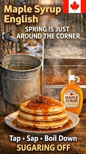 Maple Syrup English 🍁 Tap, Sap & Sugaring Off Explained