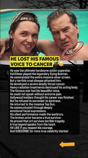 Val Kilmer Lost His Voice To Cancer