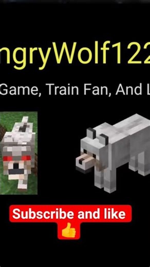 Angry Wolf ! 🐺⚡ game with seerat 😍 gaming shorts 👍 😡🐺Minecraft Angry Wolf 🐺🔥Run! Angry Wolf Coming!