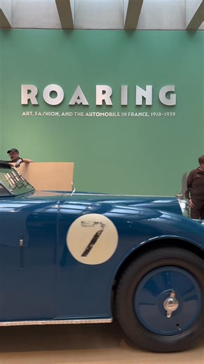 ✨SLAM woke up with new Bugattis✨ Wondering how 12 cars end up in the Museum? Earlier this week, it was all hands on deck to make sure Roaring would be an unforgettable ride. Check out this behind-the-scenes look at these vintage automobiles making their grand entrance for our upcoming exhibition. | Saint Louis Art Museum