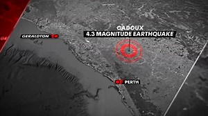 A 4.3 magnitude earthquake has rocked a town in WA's Wheatbelt, with tremors felt hundreds of kilometers away. The quake hit the country town of Cadoux - about 180 kilometers northeast of the CBD - just after 12:30 this afternoon. www.7NEWS.com.au ##7NEWS | 7NEWS Perth