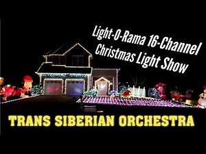Trans Siberian Orchestra Christmas Light Show LIGHT-O-RAMA 16 Channel Music Sequence