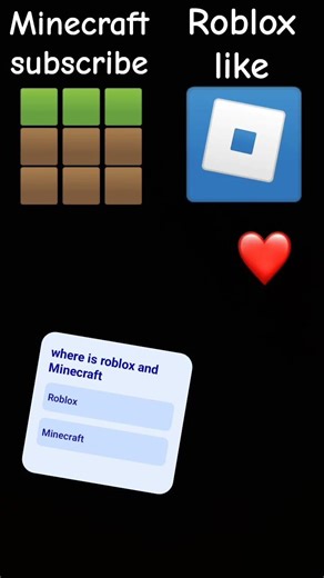 where is roblox and Minecraft #tutorial #emoji #duet #funny