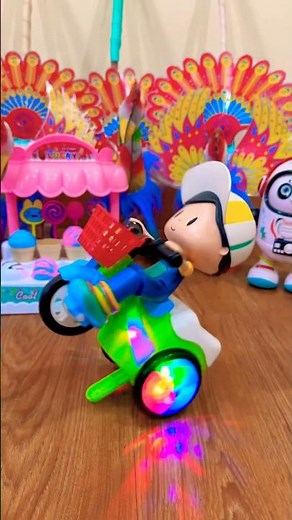 Dancing cute bicycle jumping 🥰🎉