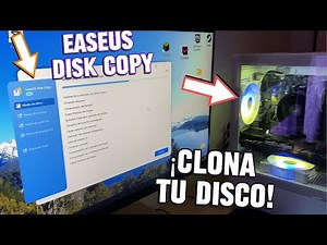 Clonar un disco en Windows 11/10 HDD/SSD EaseUS Disk Copy + Licencia de por vida