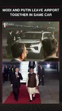 #FirstpostNews: PM Modi Accompanies Russian President Putin On Their Way Back from Palam Airport