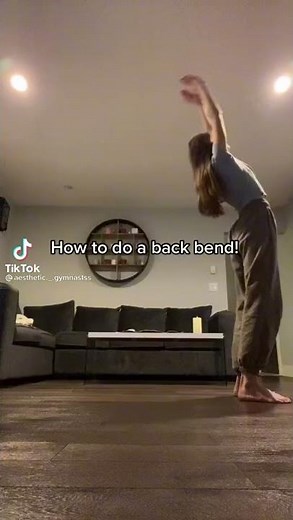 how to do a back Bend / bridge