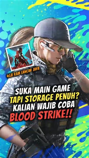 LIKE PLAYING GAMES BUT NOT ENOUGH STORAGE?😭 #bloodstrike #bloodstrikemobile #bloodstrikegameplay ...