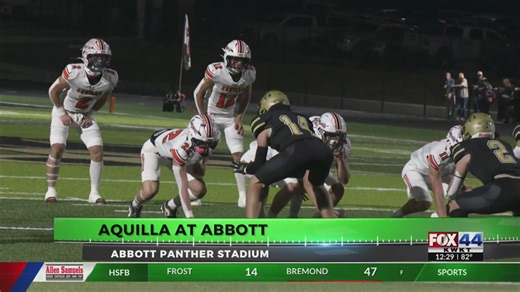 FOX 44 Friday Night Football Fever: Aquilla pounces on Abbott for first win over Panthers since 2019
