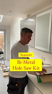 Starrett Bi-metal hole saw kit with every size of hole saw you could possibly need Link is in the bio • • #sparky #starrett #electrician #holesaw #electriciansofinstagram | Taylen Clayton