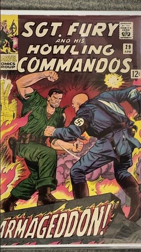 Quick Flip: Sgt Fury and His Howling Commandos 23-32. #comics #marvel #nickfury #silveragecomics