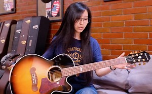 赵雷同款？那是吉普森版本！易普锋38寸新品 Epiphone EJ200sce Coupe