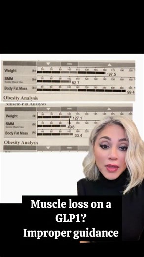 Rocio Salas-Whalen, MD. | Muscle loss can be avoided! But for that to happen you need the right guidance and the right monitoring. This is KEY. Total weight loss... | Instagram