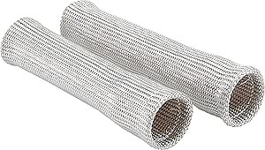 Design Engineering 010551 Protect-A-Boots Silver Angled Spark Plug Boot Protector Sleeves (Pack of 2)