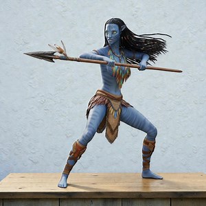 Avatar 3D Model File : Avatar STL File , Neytiri 3D Model, Avatar Statue Model, Action 3d Model, 3D Printer File, Warrior Statue File - Etsy
