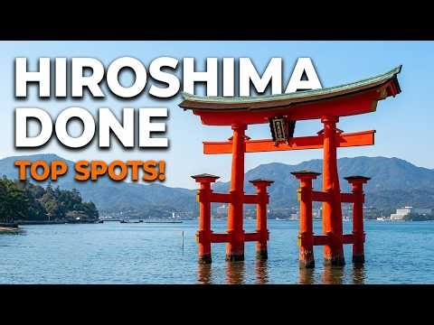 Hiroshima Japan Vlog | Top Attractions in One Day 🇯🇵