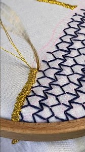 Sashiko Meets Gold✨A Glimpse of the Final Art