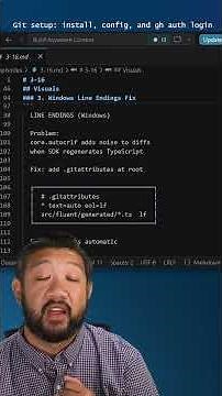 The Git Setup Claude Code Actually Needs