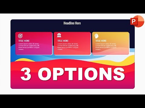 Gradient Color Options Template in PowerPoint