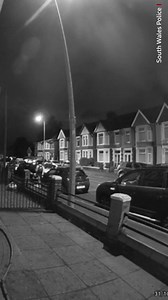 This is the moment a man is caught on CCTV scratching up to 80 cars as he walks by them late at night Police are appealing for any information after the parked cars were damaged in Cardiff at about 1am on Tuesday More: https://bbc.in/3SlbnVb | BBC Wales News