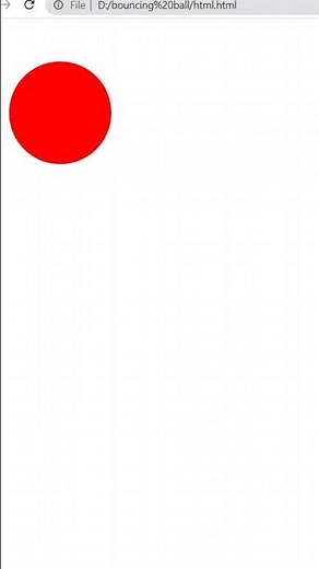 Bouncing ball with CSS.