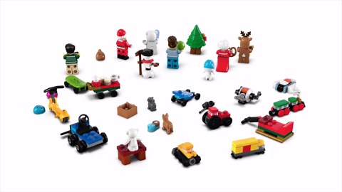 LEGO City Advent Calendar 2025 Kids Toy - Holiday Countdown Playset W/Santa & Mrs. Claus Minifigures for Boys & Girls, Ages 5+ - 24 Buildable Surprises - Gift Idea for Christmas - 60475
