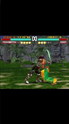 Tekken 3 - YOSHIMITSU vs EDDY - The Phantom Blade vs Spinning Kicks