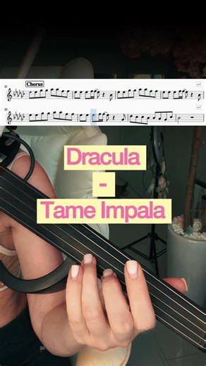 Dracula – Tame Impala on Violin 🎻 | Sheet Music + Backing Track