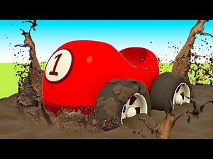 Car cartoons full episodes & Street vehicles cartoon for kids. Racing cars in mud & Helper cars.