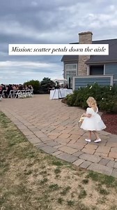 Task: scatter petals gracefully. Execution: absolutely not. Weddings > perfection. Always.  credit: @forevermoreweddingco Planning your wedding? Join our early waitlist for our BRAND NEW APP COMING SOON - link in bio. ✨✨✨ #dotellthebride #weddingreels #flowergirlfail #weddingmoment #weddinghumour #justweddingthings #bridetok #weddingtiktok #repostweddings #weddingchaos | Dotellthebride | Facebook