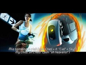 Portal 2 : Turret Opera - Cara Mia Addio (Full HD) + Lyrics