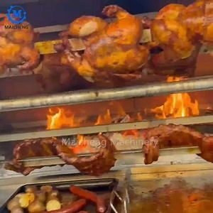[Hot Item] Smokeless Barbecue Machine Chicken Roaster Oven Machine Barbecue Rotisserie Grill