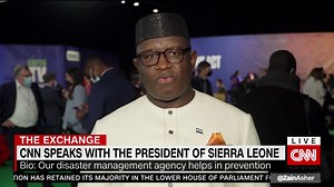 CNN speaks with the President of Sierra Leone