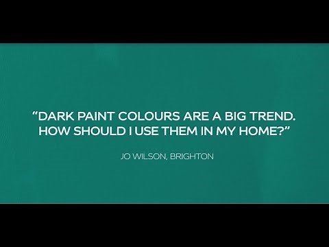 How To Use Dark Wall Paint & Dark Colour Palettes with Dr Dulux
