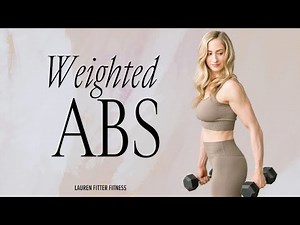 10 Minute Postpartum Weighted Abs - Lauren Fitter