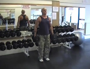 Alternating Standing Dumbbell Twisting Curls