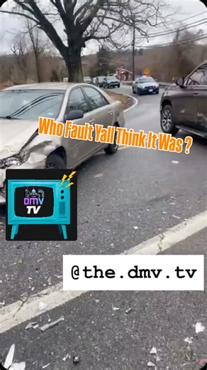 @the.dmv.tv on Instagram: "Early Morning Crash Who Fault Yall Think It Was? #caraccident #maryland #dmvarea #dmvnews #thedmvtv"