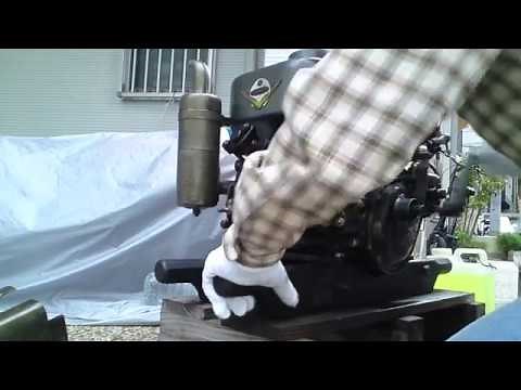 発動機「ヤンマーディーゼル NT65K型」（空気抜きの方法） Oil engine 「YANMAR DIESEL Type NT65K」(Way of an air bleed)