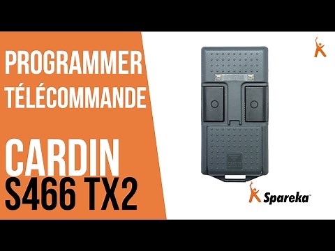 Comment programmer sa télécommande de portail Cardin S466 TX2 ?