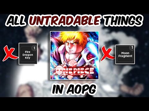 [AOPG] All Untradable Items