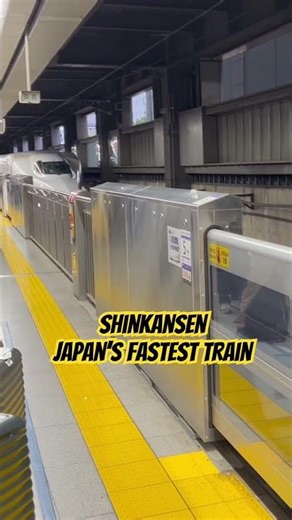 Hayabusa Shinkansen fastest train in Japan #shorts #japan #travel