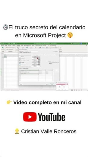 ⏱️The secret calendar trick in Microsoft Project 🤫