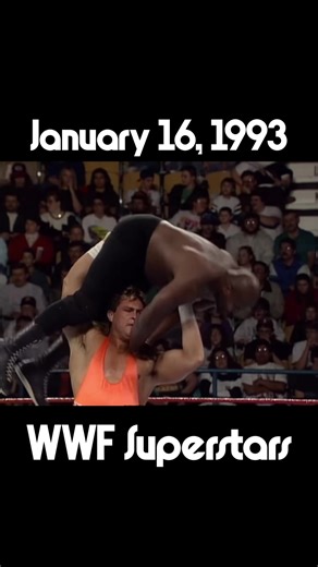 1/4 On this day in 1993 on WWF Superstars: Crush defeated WT Jones #wrestlingtiktok #worldwrestlingfederation #wwe #90swrestling #wrestlingflashback