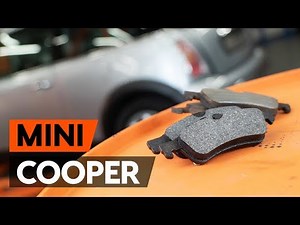 How to replace the rear brake pads on the Mini Cooper